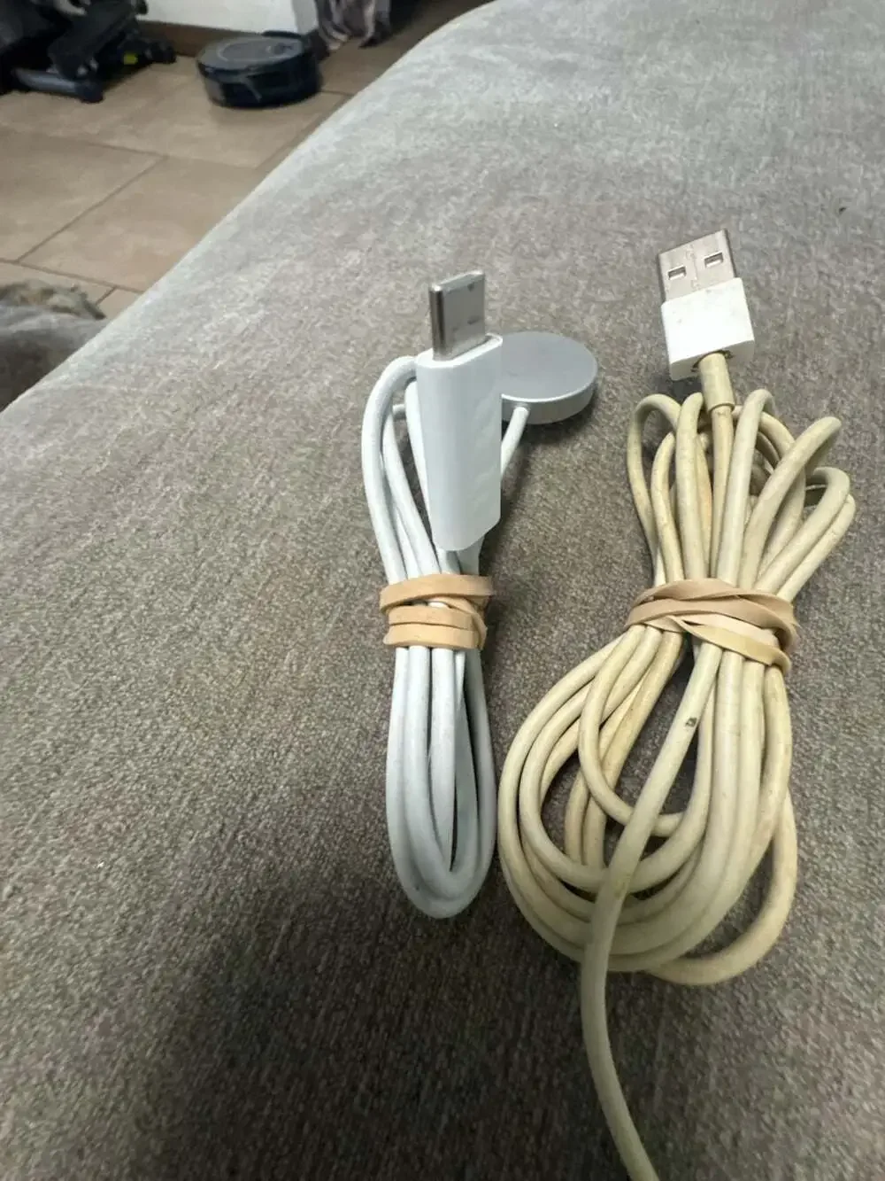 Apple Watch Magnetic Charging Cables - USB-C and USB-A Lot of 2